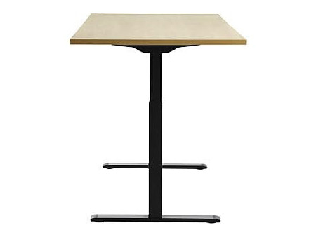 Topstar Bureau réglable en hauteur, (L)1.600 mm, noir/érable