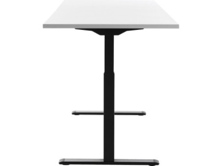 Topstar Bureau réglable en hauteur, (L)1.800 mm, noir/blanc