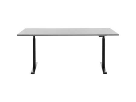 Topstar Bureau réglable en hauteur, (L)1.800 mm, noir/gris