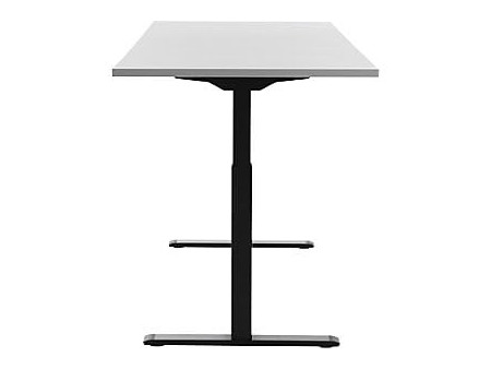 Topstar Bureau réglable en hauteur, (L)1.800 mm, noir/gris