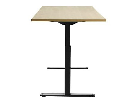 Topstar Bureau réglable en hauteur, (L)1.800 mm, noir/érable