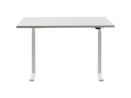 Topstar Bureau réglable en hauteur, (L)1.200 mm, blanc/gris