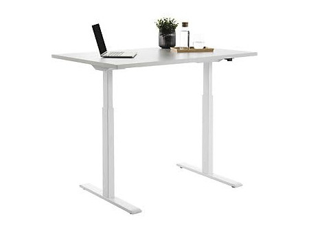 Topstar Bureau réglable en hauteur, (L)1.200 mm, blanc/gris