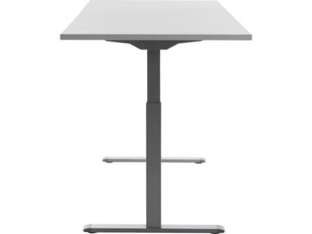 Topstar Bureau réglable en hauteur, (L)1.800 mm, gris/gris