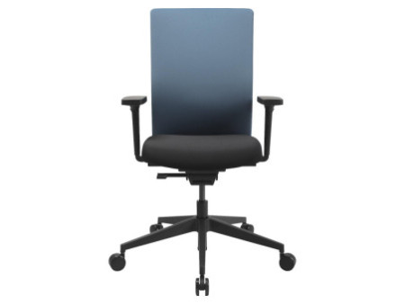 Topstar Chaise de bureau pivotante 'Airwork G', noir/pétrole