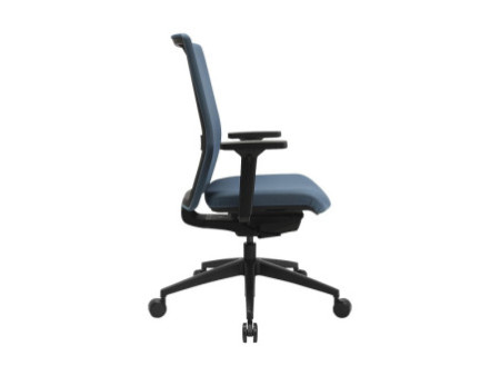 Topstar Chaise de bureau 'Sitness Airwork G', noir/pétrole