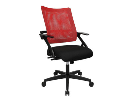 Topstar Fauteuil de bureau 'New S'move', noir / rouge