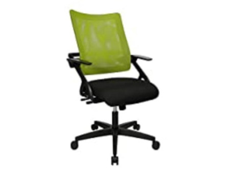 Topstar Fauteuil de bureau 'New S'move', noir / vert pomme
