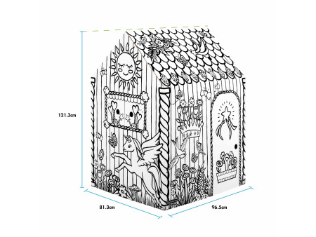 Fellowes Maison de jeu Licorne, en carton ondulé