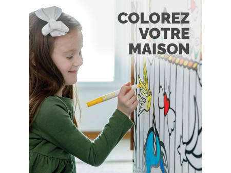 Fellowes Maison de jeu Licorne, en carton ondulé