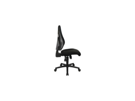 Topstar Chaise de bureau pivotante 'Free Art', noir / noir