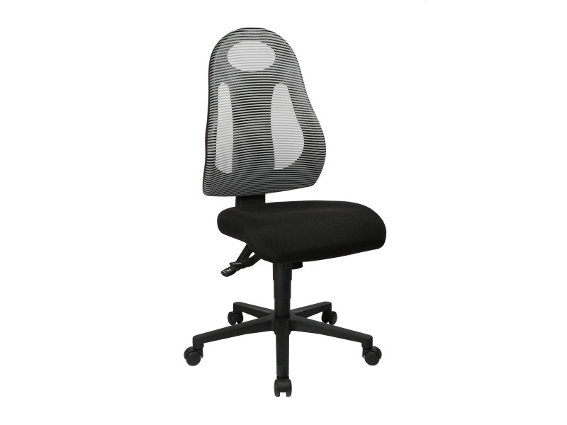 Topstar Chaise de bureau pivotante 'Free Art', gris clair