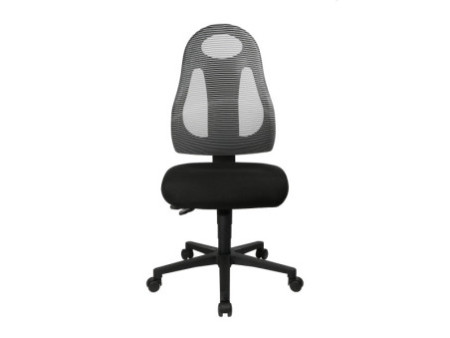 Topstar Chaise de bureau pivotante 'Free Art', gris clair