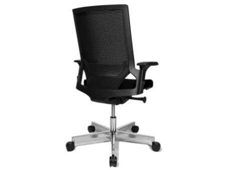 Topstar Chaise de bureau pivotante 'T300', noir / noir