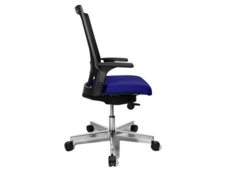 Topstar Chaise de bureau pivotante 'T300', bleu / noir