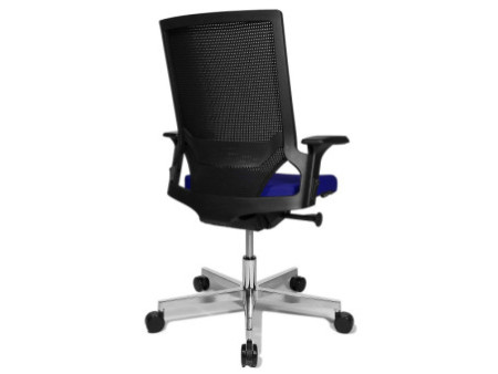 Topstar Chaise de bureau pivotante 'T300', bleu / noir