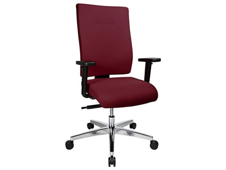 Topstar Chaise de bureau pivotante 'Profi Star 15', bordeaux