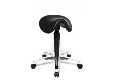 Topstar Tabouret 'Bonanza', cuir véritable, noir