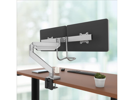 Fellowes Bras deux écrans Eppa Crossbar, argent