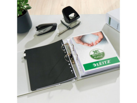 LEITZ Classeur à levier 180 degrés, format A4, 52 mm, noir