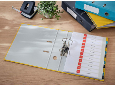 LEITZ Classeur à levier Cosy Soft-Touch, A4, 80 mm, jaune