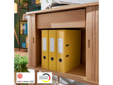 LEITZ Classeur à levier Cosy Soft-Touch, A4, 80 mm, jaune