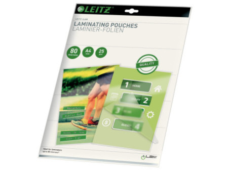 LEITZ Pochette de plastification, A4, brillant, 160 microns