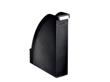 LEITZ Boîte à pans coupés Plus, A4, en polystrène, noir