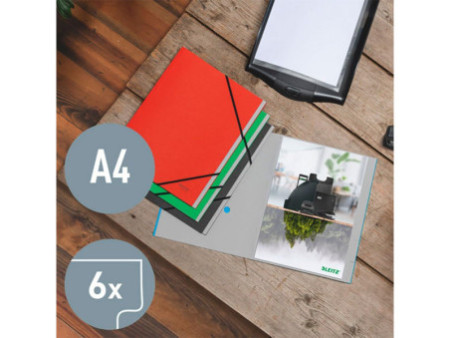 LEITZ Chemise trieur Recycle, A4, carton, vert