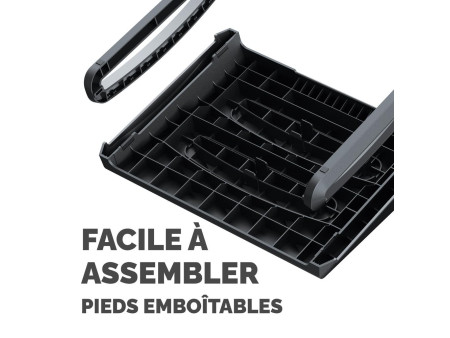 Fellowes Repose-pieds Breyta, réglable, noir