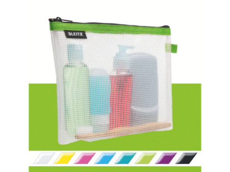 LEITZ Trousse à cosmétique WOW Traveller, transparent/vert