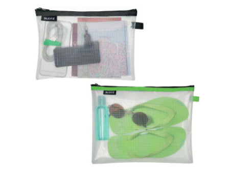 LEITZ Pochette à fermeture zip WOW Traveller, set de 4