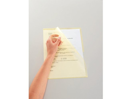 LEITZ pochette coin Premium, format A4, PVC, jaune, 0,15 mm