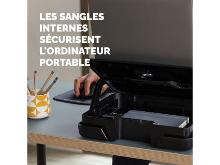 Fellowes Mallette pour ordinateur portable Breyta, noir
