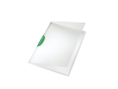 LEITZ Chemise à clip ColorClip, A4, en PP, clip vert