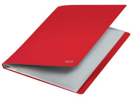 LEITZ Protège-documents Recycle, A4, PP, 40 pochettes, rouge