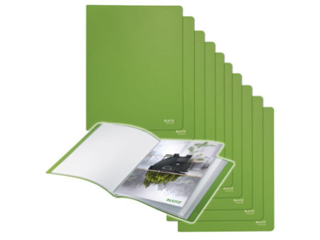 LEITZ Protège-documents Recycle, A4, PP, 40 pochettes, vert