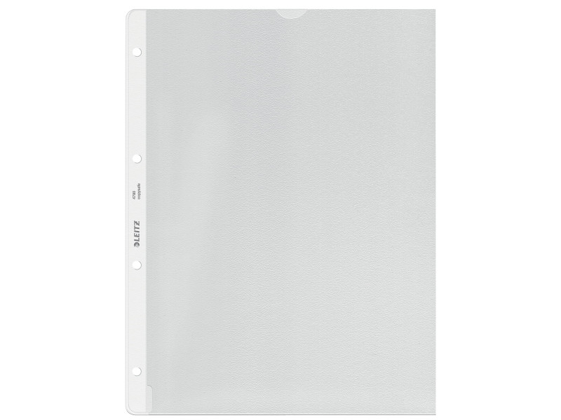 LEITZ Pochette perforée, A4, PP, grainé, 0,13 mm,