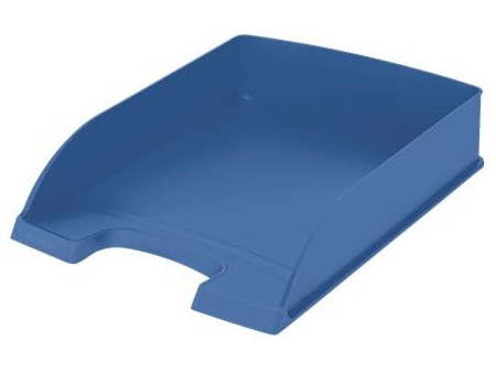 LEITZ Corbeille à courrier Recycle, A4, polystyrène, bleu