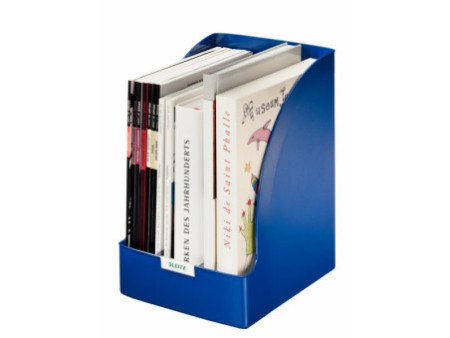 LEITZ porte-revue Plus Jumbo, A4, polystyrène, bleu