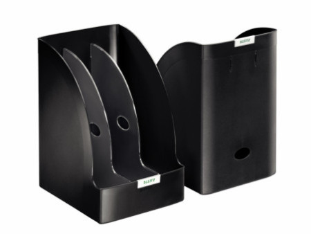 LEITZ Porte-revue Plus Jumbo, format A4, polystyrène, noir