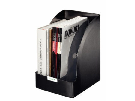 LEITZ Porte-revue Plus Jumbo, format A4, polystyrène, noir