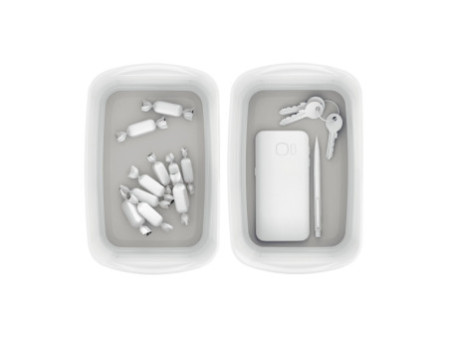 LEITZ Bac de rangement My Box, A5, blanc/gris