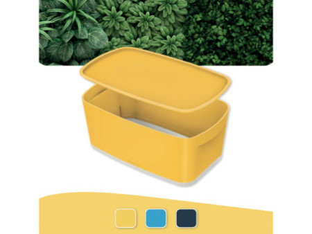 LEITZ Boîte de rangement My Box Cosy, 5 litres, jaune