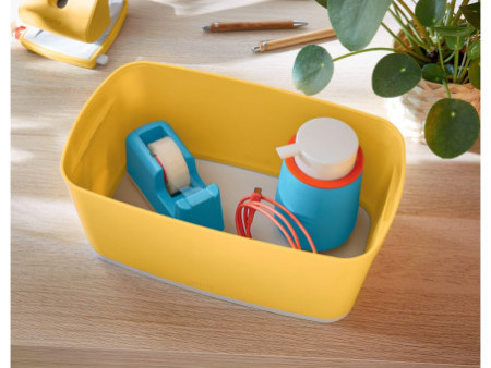 LEITZ Boîte de rangement My Box Cosy, 5 litres, jaune