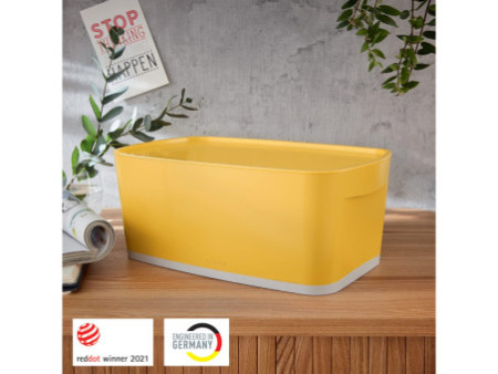 LEITZ Boîte de rangement My Box Cosy, 5 litres, jaune