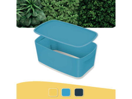 LEITZ Boîte de rangement My Box Cosy, 5 litres, bleu