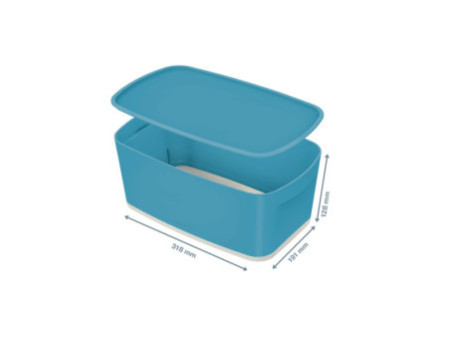 LEITZ Boîte de rangement My Box Cosy, 5 litres, bleu