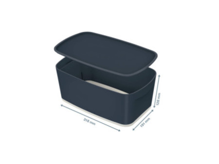 LEITZ Boîte de rangement My Box Cosy, 5 litres, gris