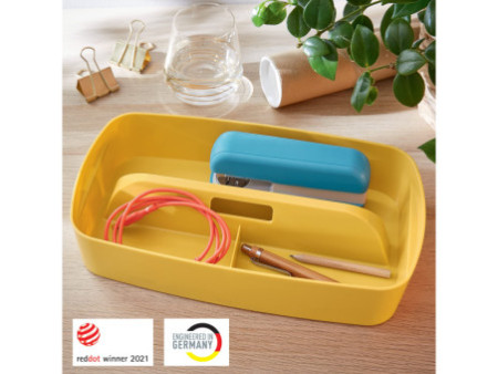 LEITZ Organiseur pour boîte de rangement My Box Cosy, jaune